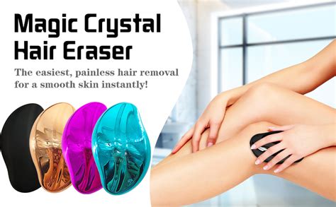 Revolutionize your hair removal routine with a magic crystal hair remover